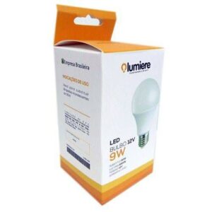 LAMPADA LED BULBO ECO 12V 9W BRANCA