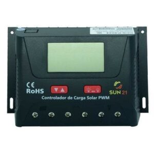 Controlador De Carga Solar 12v 24v Pwm 60A SUN21