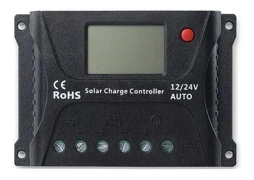 Controlador De Carga Solar 50a PWM HP2450 12v / 24v Auto Off Grid