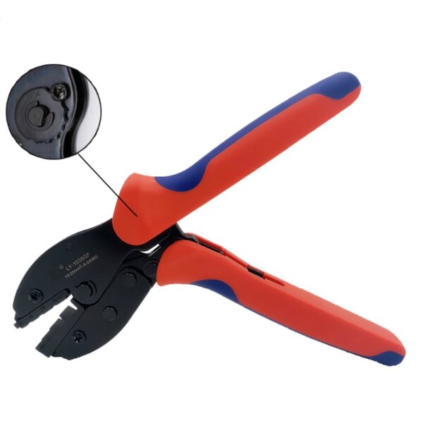 Alicate crimpador de terminal tubular ilhos de fio 10 a 35mm LY-1035GF