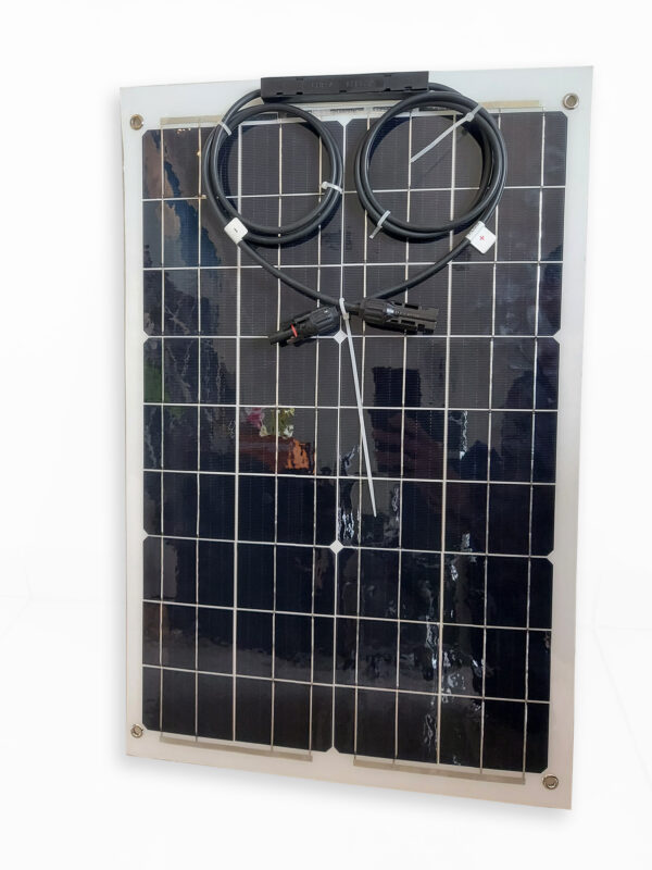 Módulo / painel / placa Solar Fotovoltaica 30w Flexível Monocristalino