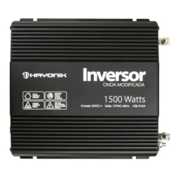 Inversor Hayonik 1500w 24v 127v Onda Modificada Série Pw