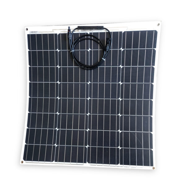Módulo / painel / placa Solar Fotovoltaica 80w Flexível Mono modelo 01 tamanho 66x69cm